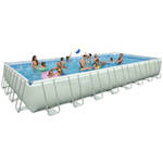 Intex 32' x 16' x 52" Ultra Frame Rectangular Swimming Pool