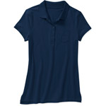 No Boundaries Juniors Knit Polo