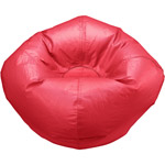 96" Round Vinyl Matte Bean Bag, Multiple Colors