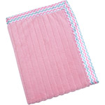 Tickled Pink Baby Blanket, Available in Multiple Materials