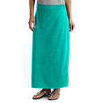 Faded Glory Women's Maxi Skirt with Shirred Waistband