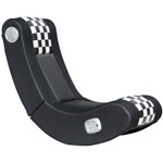 X Rocker Drift 2.1 Wireless Audio Gaming Chair, Black/White Checkered Flag, 5171101