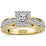 Keepsake Melody 5/8 Carat Diamond Princess Cut Ring