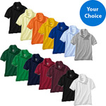 George Girl or Boy Short-Sleeve Cotton Polo Shirts 4-Pack Value Bundle