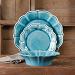 The Pioneer Woman Paige 12-Piece Crackle Glaze Dinnerware Set