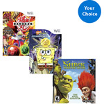 Nintendo Wii & DS 3 for $25 Value Game Bundle