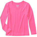 Girls' Sports Keepdri Wicking Long Sleeve Tee