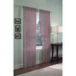 S. Lichtenberg Solid Voile Curtain Panel, Set of 2