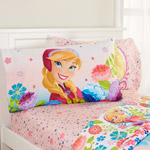 Frozen Floral Breeze Sheet Set, Pink