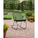 Better Homes and Gardens Clayton Court Outdoor Rocker, Green