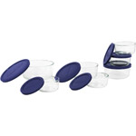 Pyrex 14-Piece Storage Plus Set, Blue