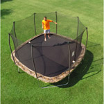 Skywalker 14' Square Trampoline and Enclosure, Camouflage (Was $689)