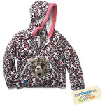 Girls' Hoodiepet ' Fleece hoodie with Detachable Toy