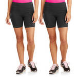 Danskin Now - Women's Bike Shorts, 2 pack