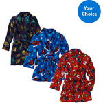 Boys' License Character Pajama Robe, Your Choice