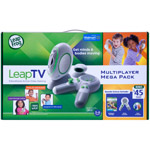 LeapFrog LeapTV Educational Active Video Gaming System Multiplayer Mega Bundle