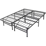 Spa Sensations Steel Smart Base Bed Frame Black, Multiple Sizes