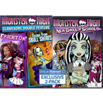 Monster High: Escape From Skull Shores & Fright On / Monster High: New Ghoul At School (Walmart Exclusive) (Anamorphic Widescreen)