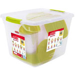 Rubbermaid 60-Piece Plastic TakeAlongs Set