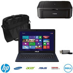 Hot Holiday Laptop Bundle with Choice of Laptop, Case, Flash Drive & Printer