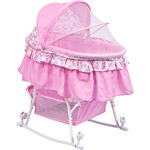 Dream On Me Lacy Portable 2-in-1 Bassinet and Cradle