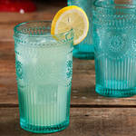 The Pioneer Woman Adeline Embossed Glass Tumbler