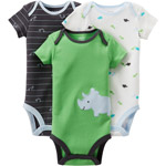 Child of Mine by Carter's Newborn Baby Boy Bodysuits, 3-Pack