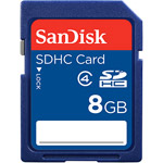 SanDisk 8GB Class 4 SD Card