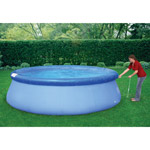 Summer Escapes 12'-14' Pool Cover, Blue